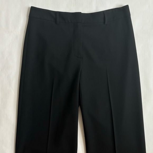 Theory Wool Straight Dress Pants Black Size 4 - Picture 4 of 16